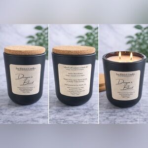 “Dragons Blood”| Luxury 100% Soy Matte Vessel | Clean Burning